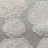 Jacquard brocado taupé flor tostada